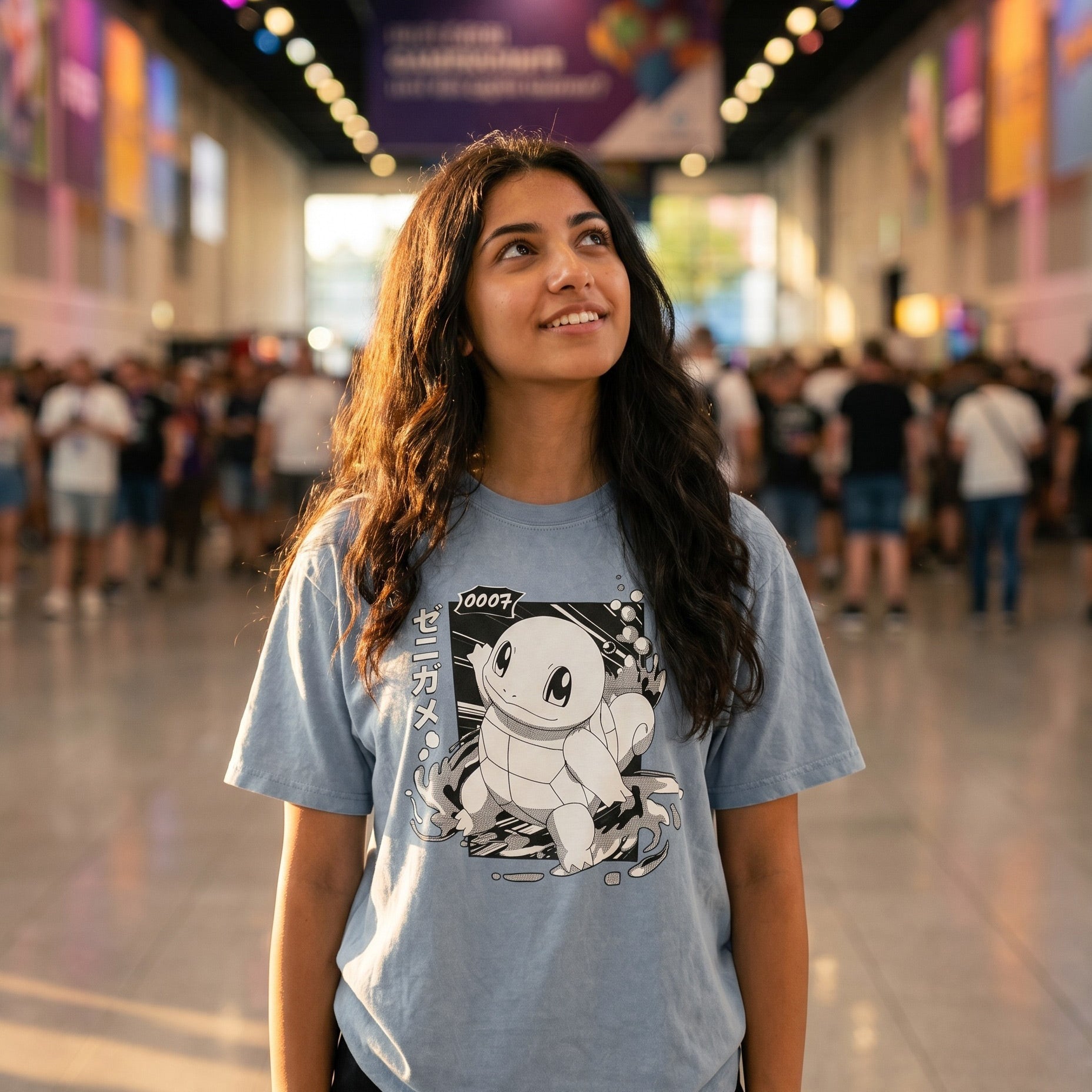 Image produit Pokémon - T-shirt vintage Carapuce Katakana