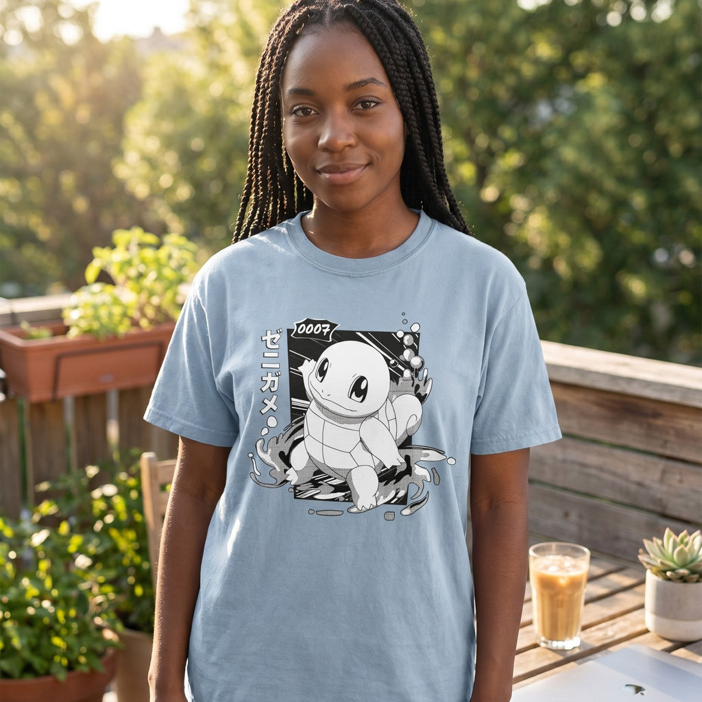 Image produit Pokémon - T-shirt vintage Carapuce Katakana