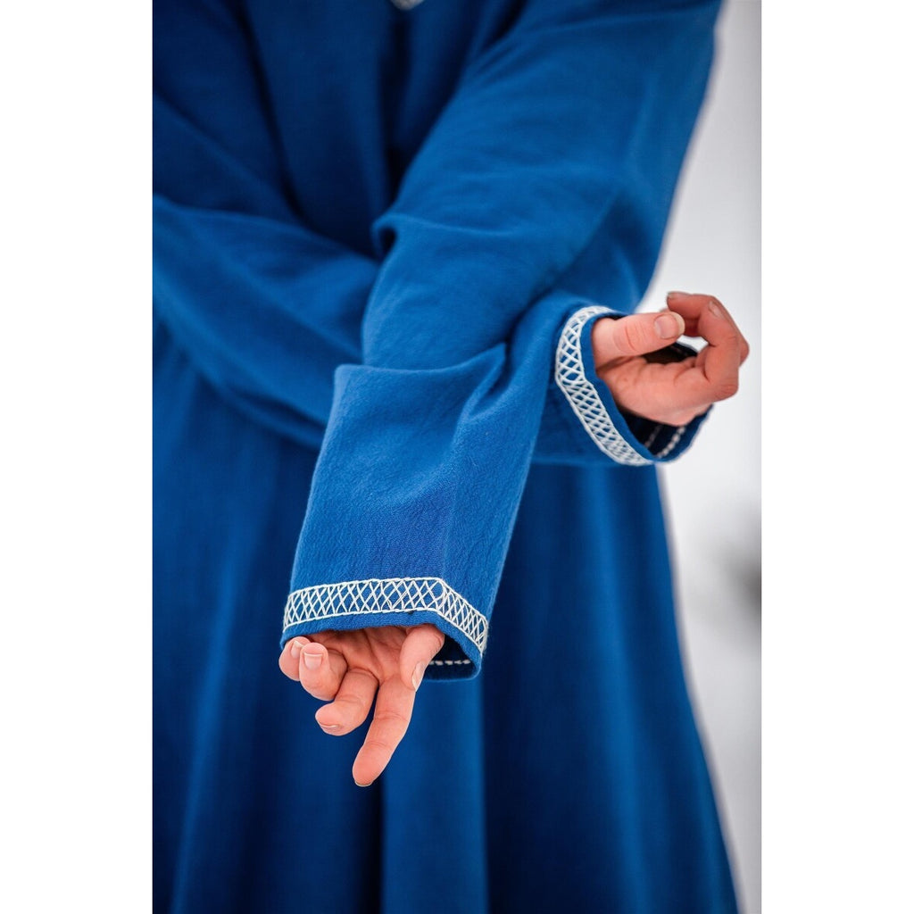 Image produit Robe médiévale viking Brigida bleu