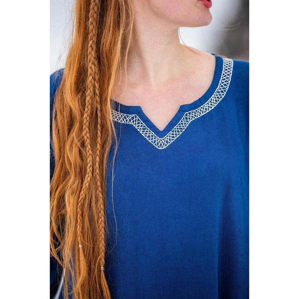 Image produit Robe médiévale viking Brigida bleu