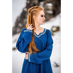Image produit Robe médiévale viking Brigida bleu