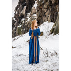 Image produit Robe médiévale viking Brigida bleu