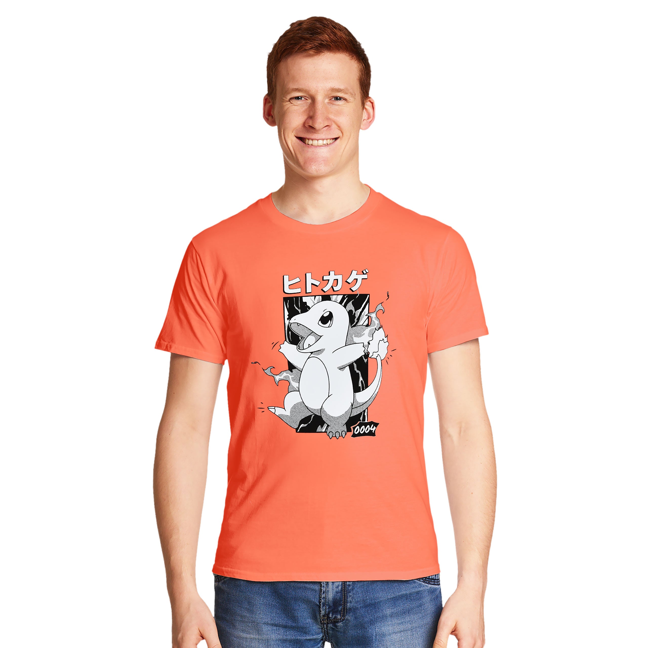 Image produit Pokémon - T-shirt vintage Salamèche Katakana
