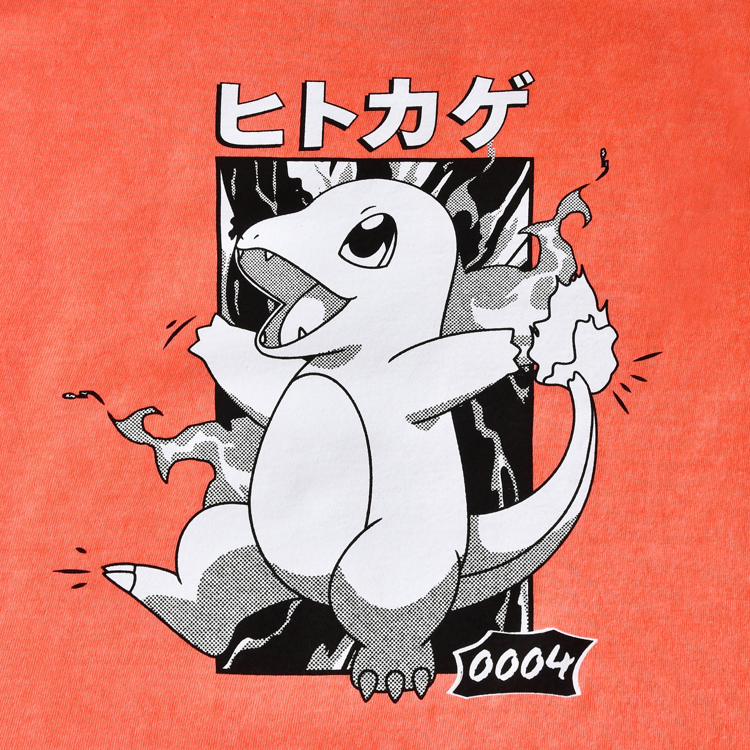 Image produit Pokémon - T-shirt vintage Salamèche Katakana