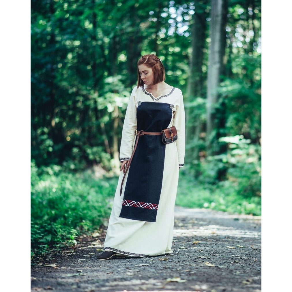 Image produit Tablier Viking médiéval sans bretelles Bua noir