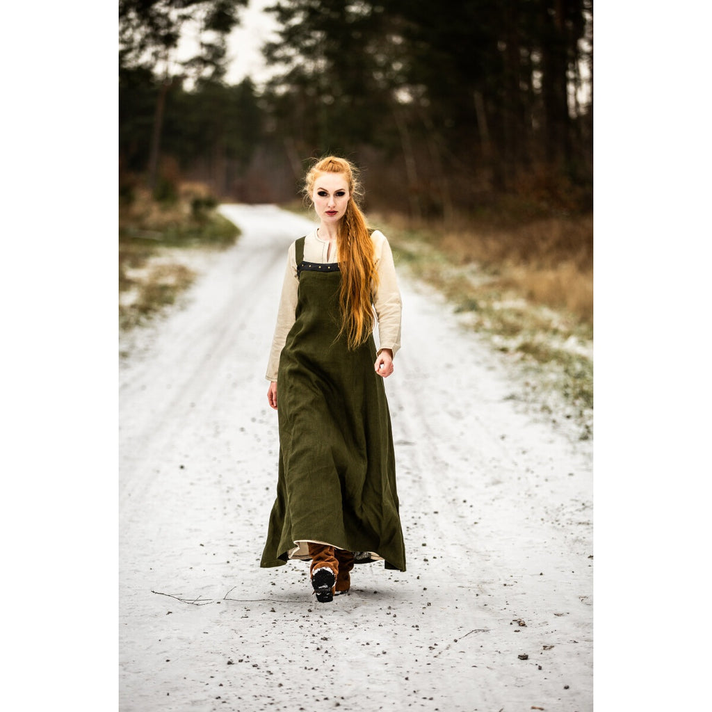 Image produit Sur-robe viking médiévale Alena vert
