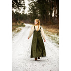 Image produit Sur-robe viking médiévale Alena vert
