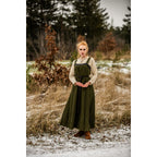 Image produit Sur-robe viking médiévale Alena vert