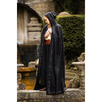 Image produit Cape médiévale avec broderie Erna noir