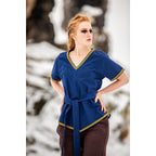 Image produit Tunique viking médiévale Matilda bleu
