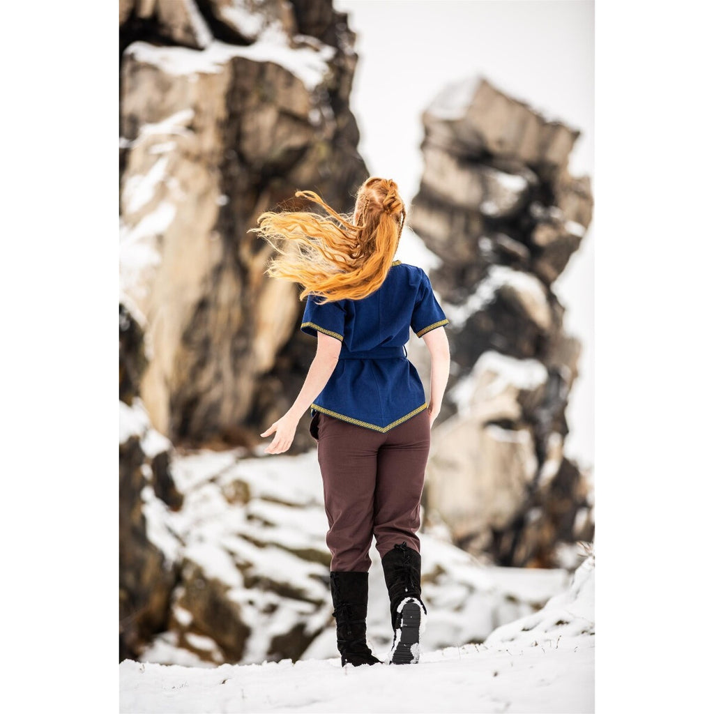 Image produit Tunique viking médiévale Matilda bleu