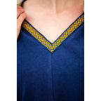 Image produit Tunique viking médiévale Matilda bleu