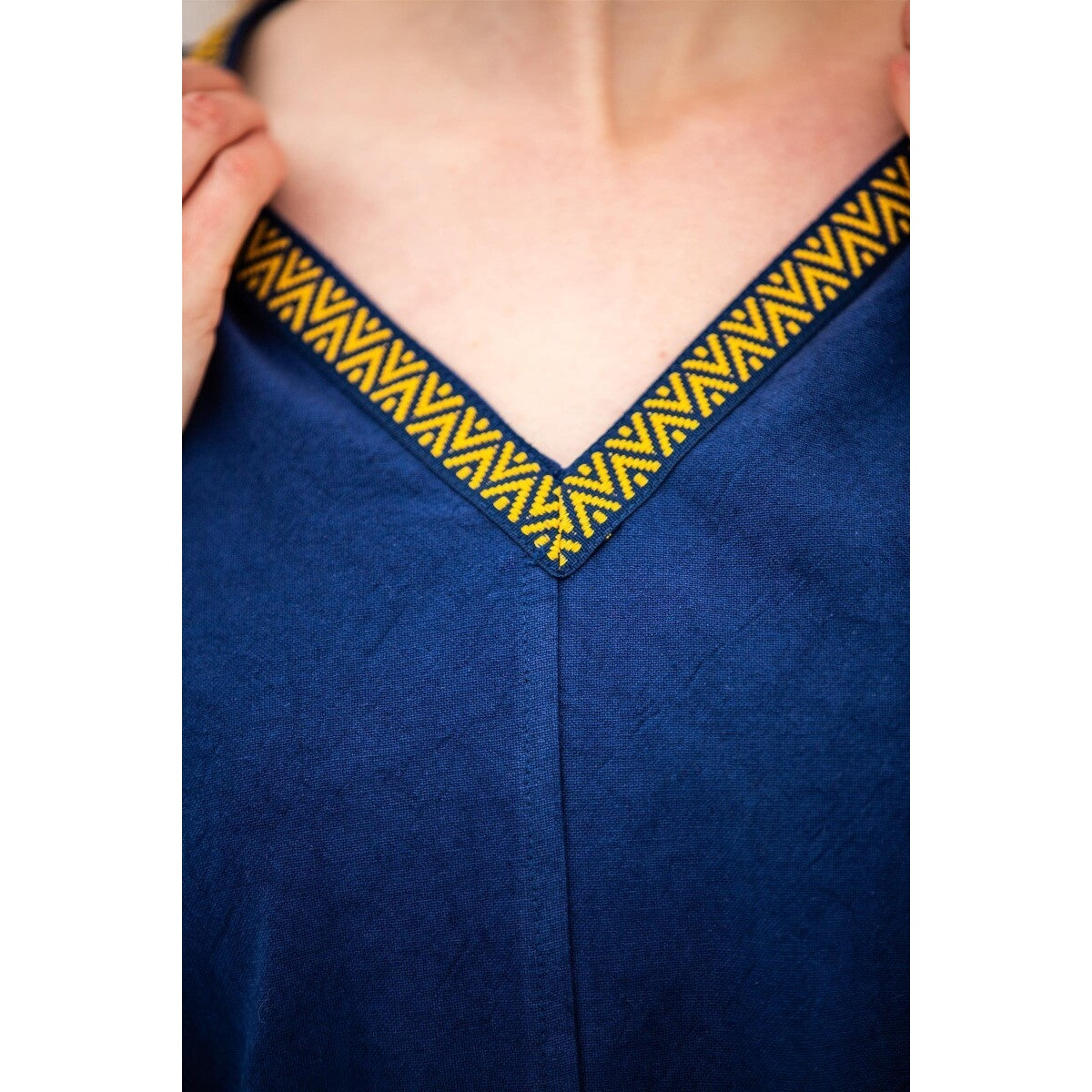Image produit Tunique viking médiévale Matilda bleu