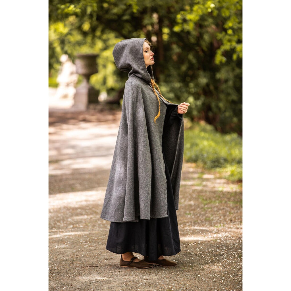 Image produit Cape médiévale femme Heidi gris