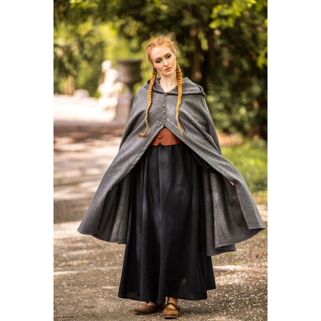 Image produit Cape médiévale femme Heidi gris
