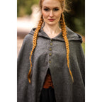Image produit Cape médiévale femme Heidi gris