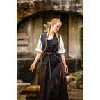 Image produit Gilet médiéval en coton Franziska noir
