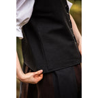Image produit Gilet médiéval en coton Franziska noir