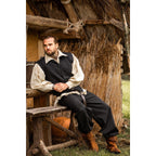 Image produit Gilet médiéval Irvin noir
