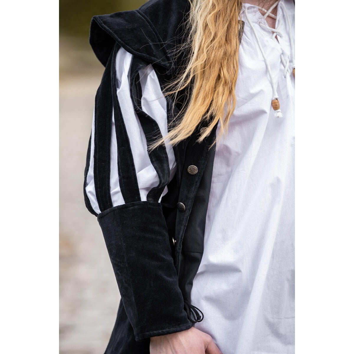 Image produit Veste de lansquenet médiévale Brandolf noire