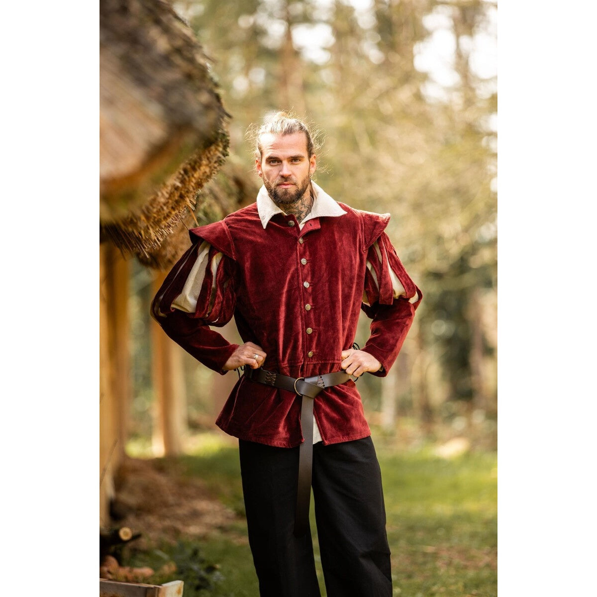 Product image Medieval Landsknecht Doublet Brandolf red