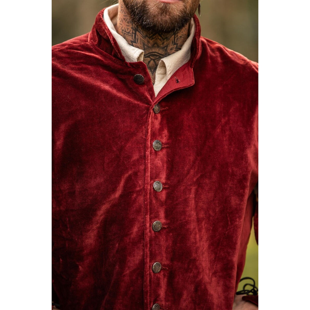 Image produit Pourpoint de lansquenet médiéval Brandolf rouge