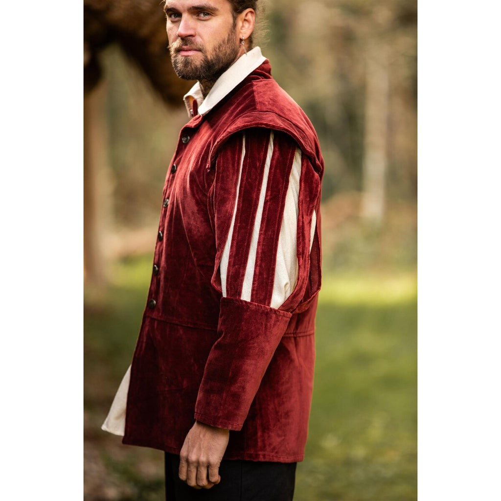 Image produit Pourpoint de lansquenet médiéval Brandolf rouge