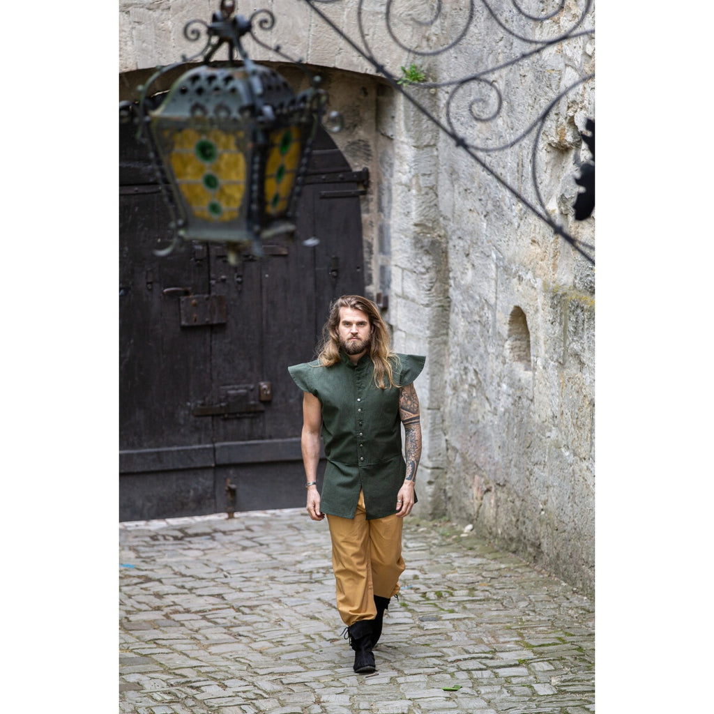 Image produit Pourpoint classique médiéval Charles vert