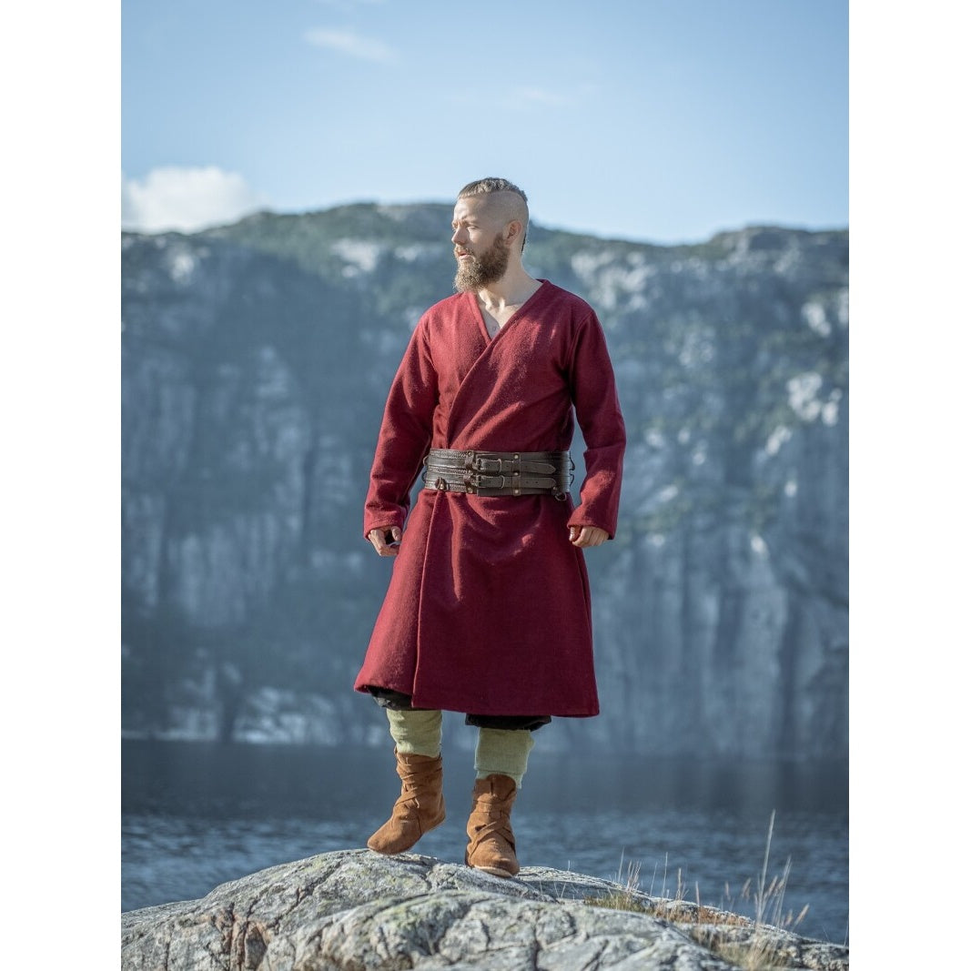 Image produit Tunique médiévale en laine Balder rouge