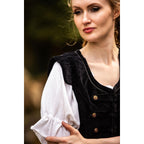 Image produit Gilet d’uniforme médiéval Adaliz noir