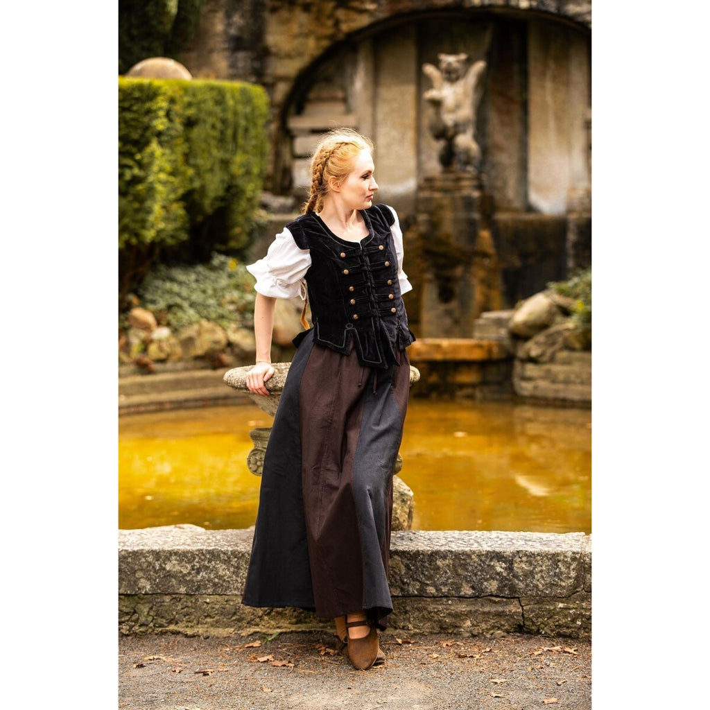 Image produit Gilet d’uniforme médiéval Adaliz noir