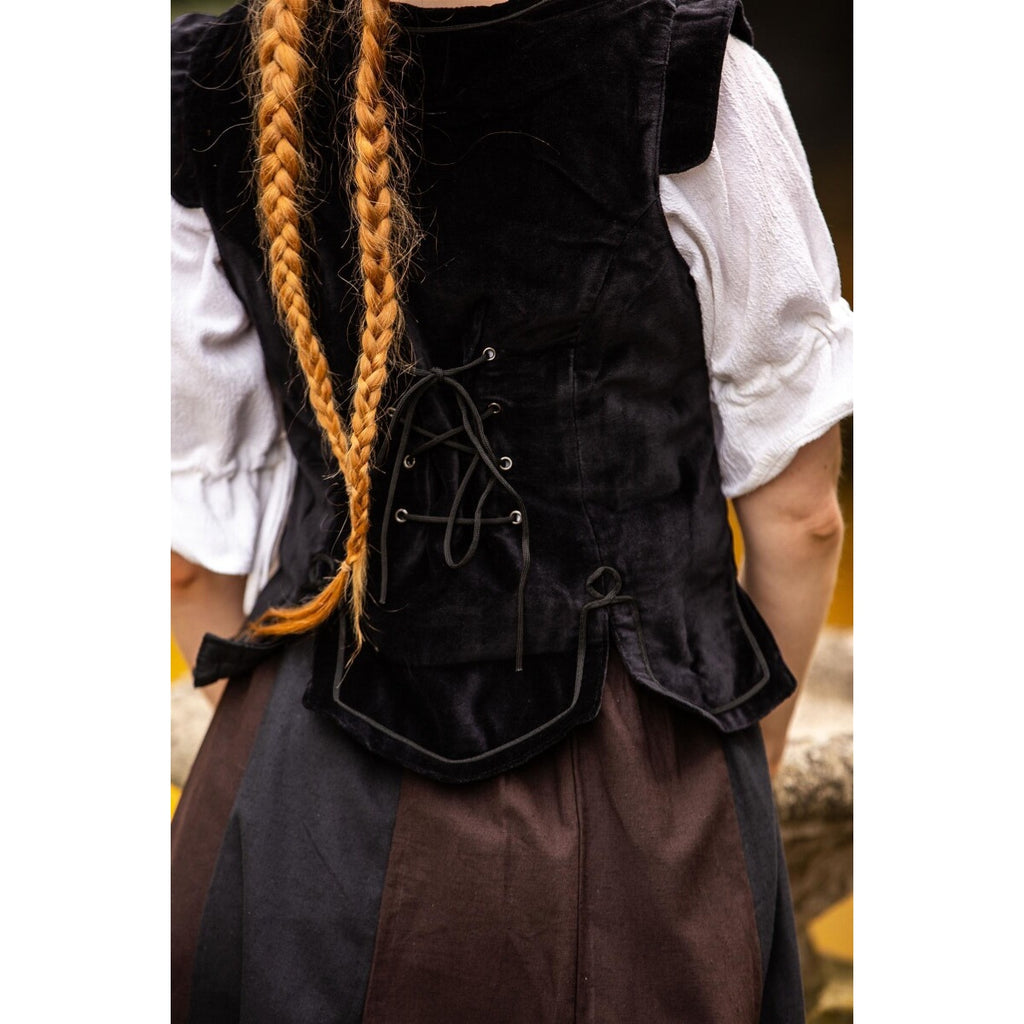 Image produit Gilet d’uniforme médiéval Adaliz noir