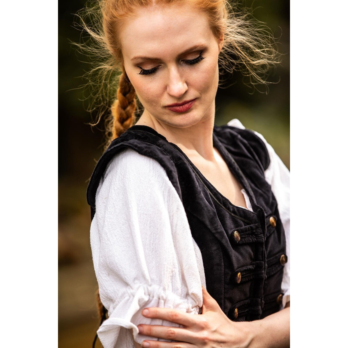 Image produit Gilet d’uniforme médiéval Adaliz noir