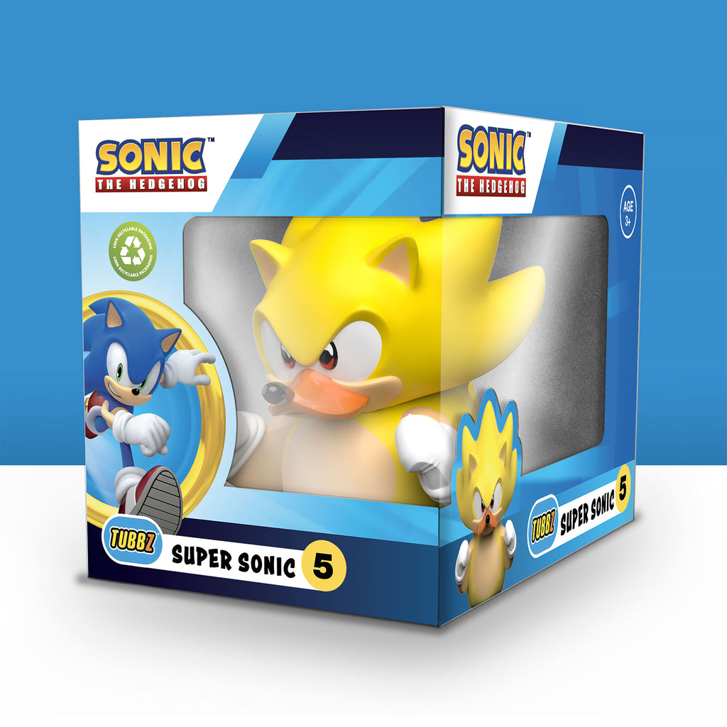 Image produit Sonic the Hedgehog – Canard déco Super Sonic TUBBZ
