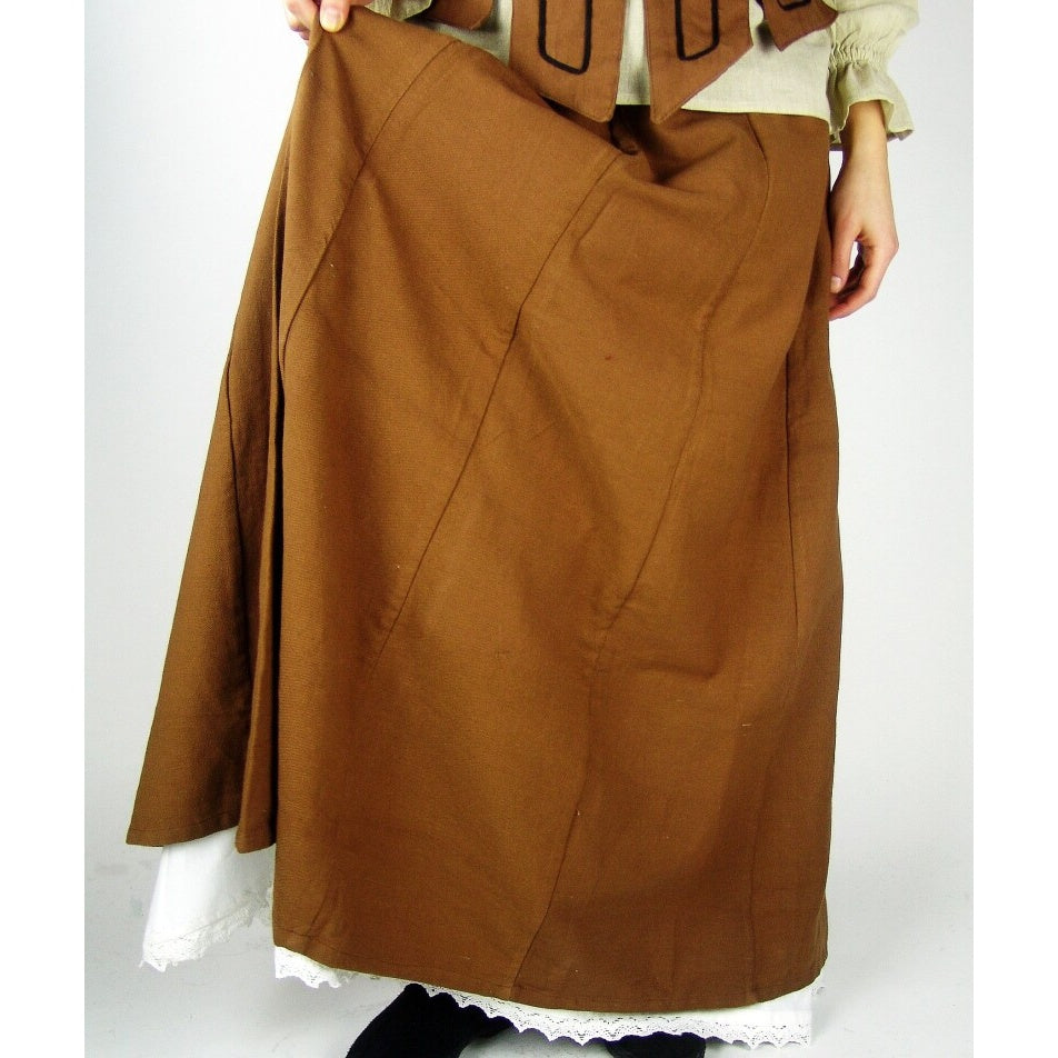 Image produit Jupe-culotte médiévale Manon blanc