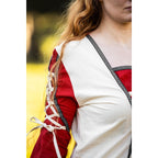 Image produit Robe médiévale Amalia beige-rouge