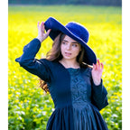 Image produit Robe médiévale Medusa noir-bleu