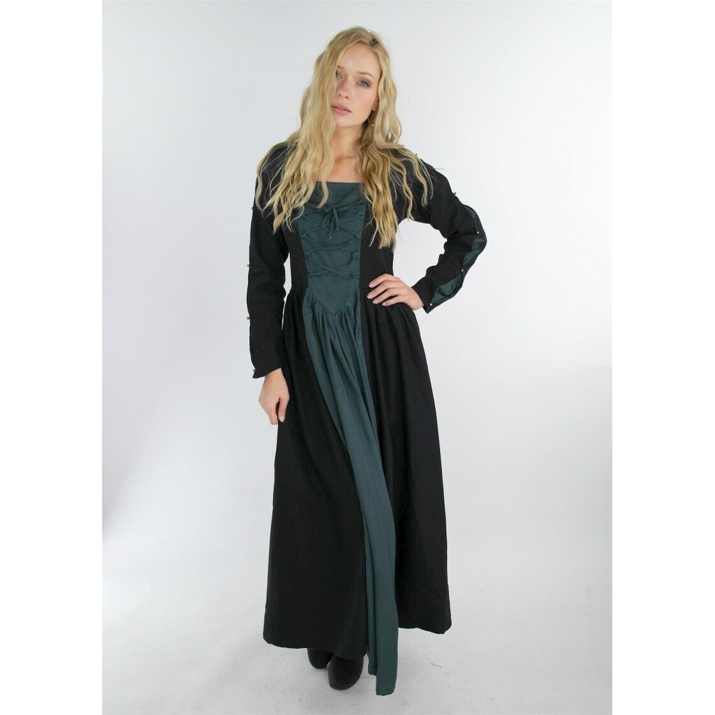 Image produit Robe médiévale Medusa noir-bleu