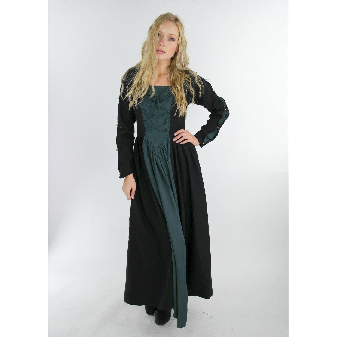 Image produit Robe médiévale Medusa noir-bleu