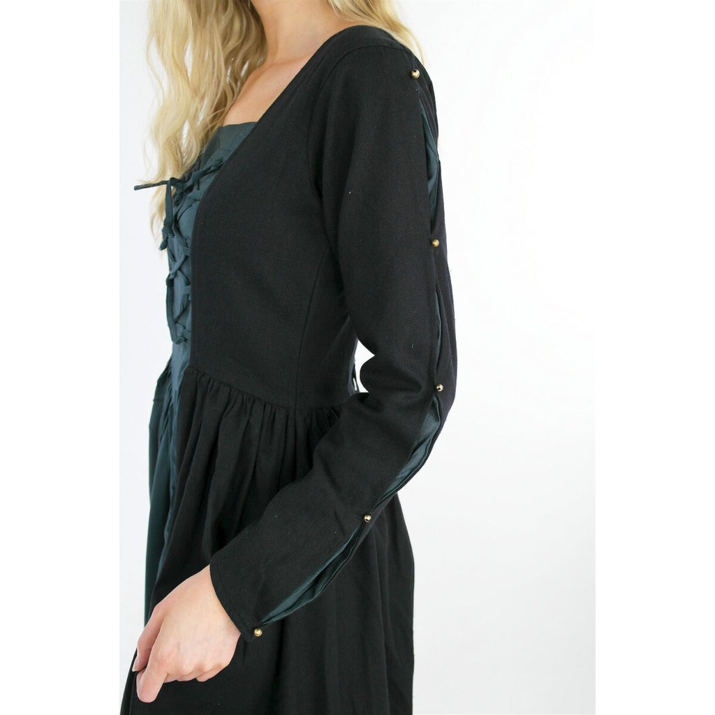 Image produit Robe médiévale Medusa noir-bleu