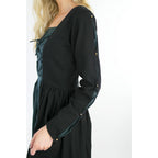 Image produit Robe médiévale Medusa noir-bleu