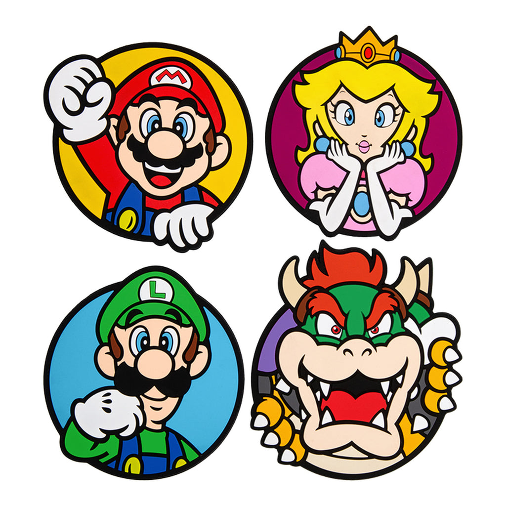 Image produit Super Mario - Sous-verres Personnages Set de 4