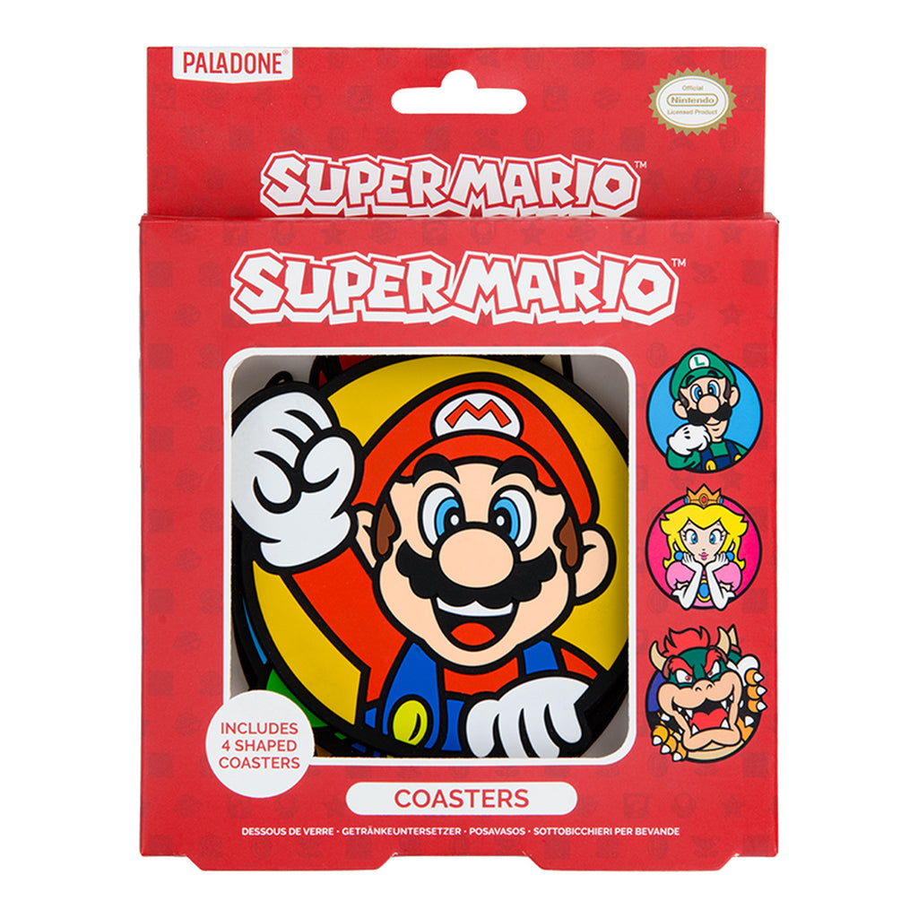 Image produit Super Mario - Sous-verres Personnages Set de 4