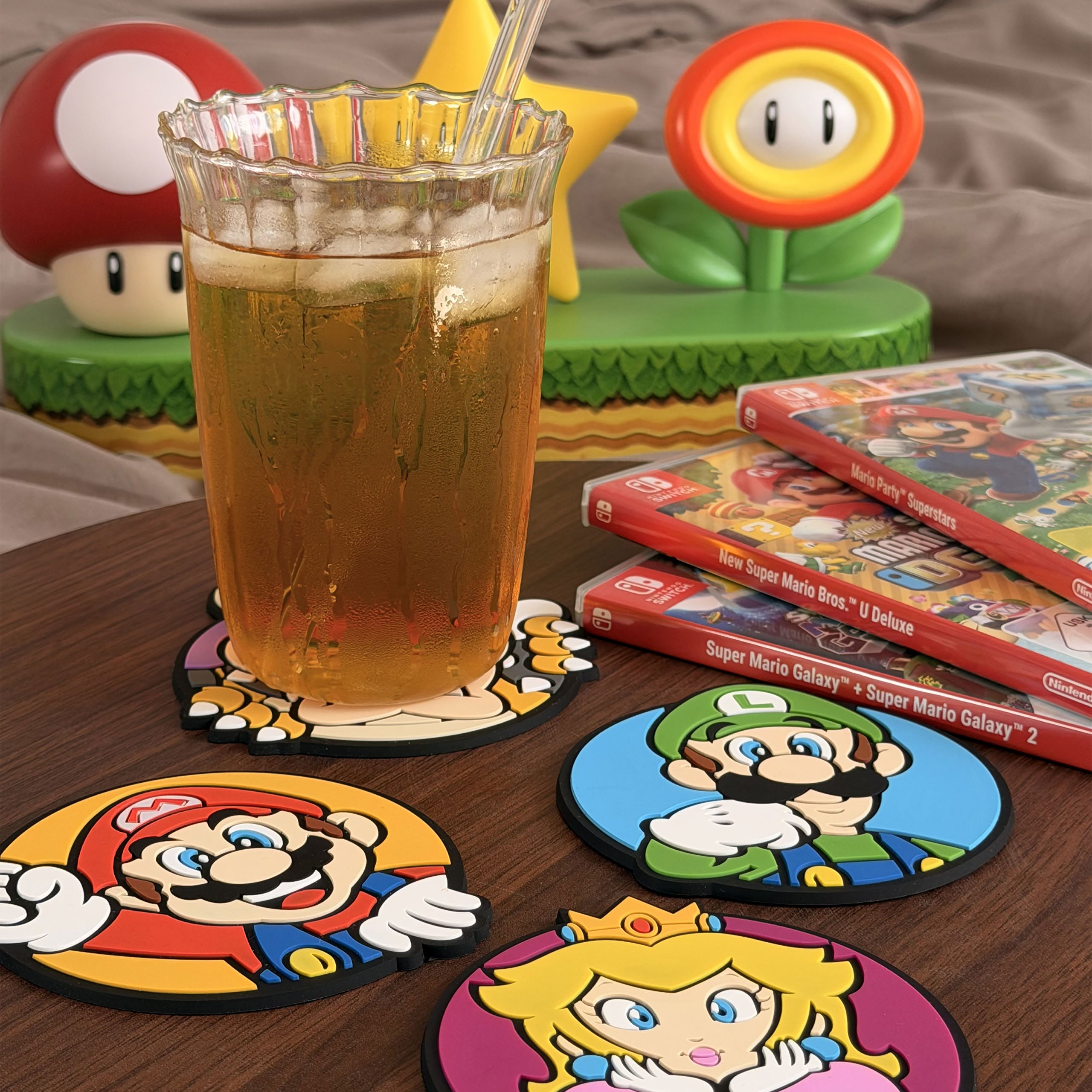 Image produit Super Mario - Sous-verres Personnages Set de 4