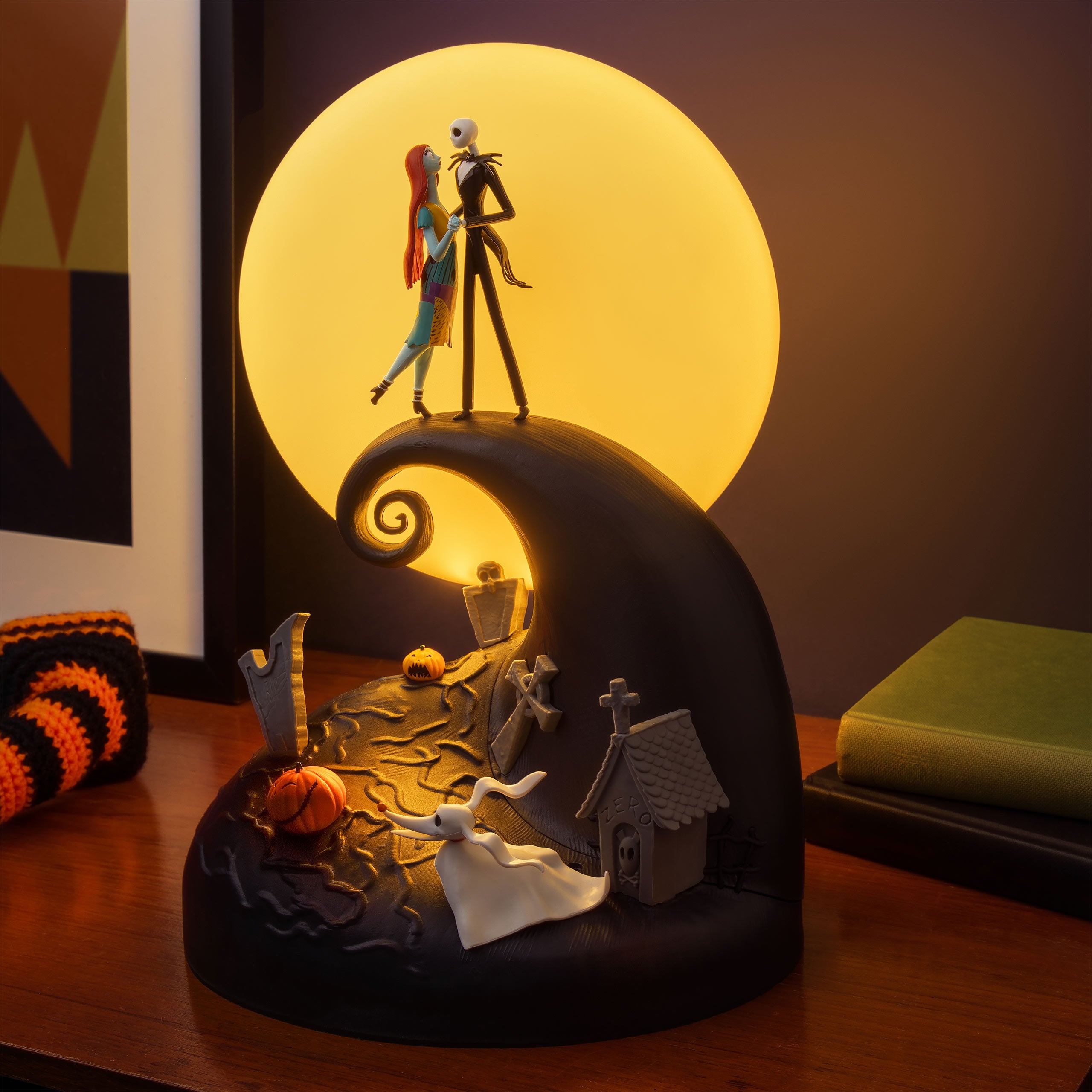 Image produit L’Étrange Noël de monsieur Jack - Lampe de table diorama Jack et Sally