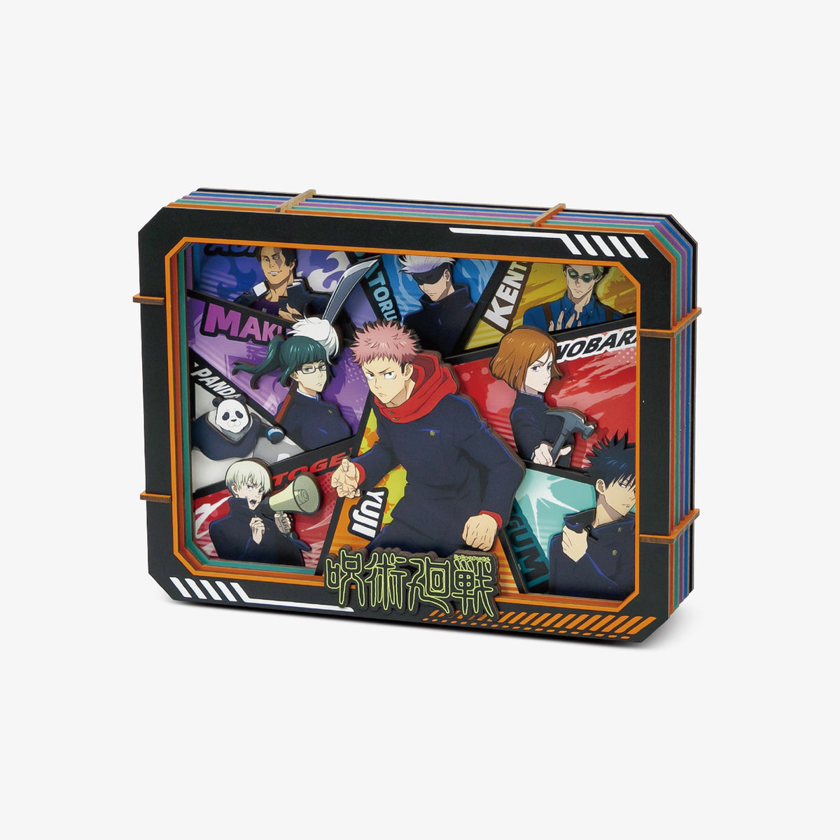 Image produit Jujutsu Kaisen - Cadre photo galerie en bois - Groupe