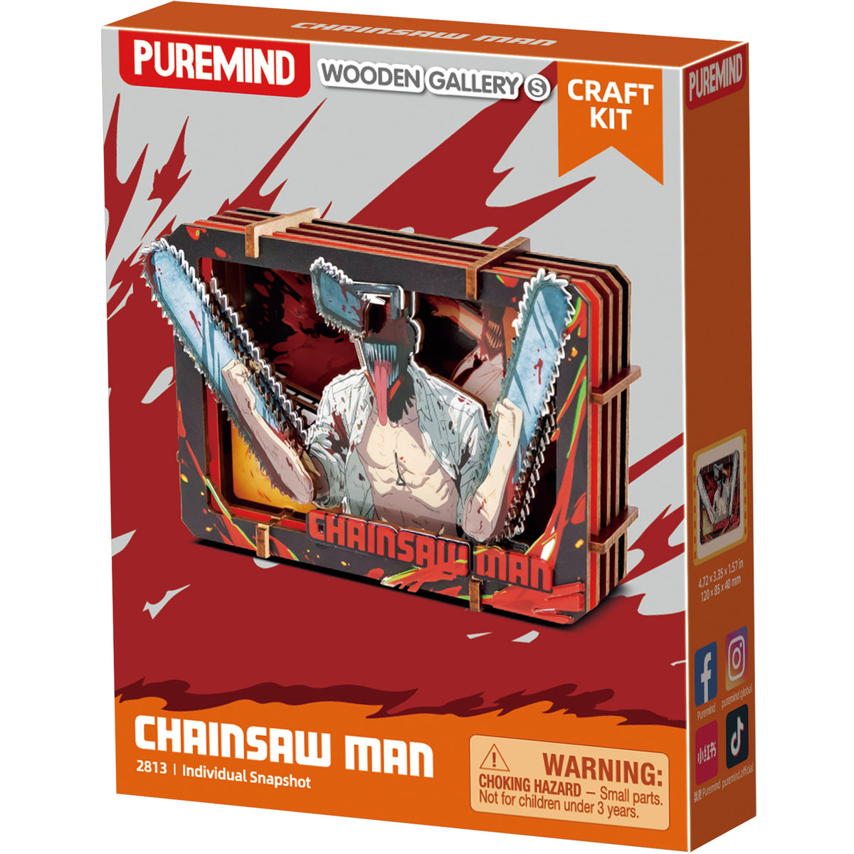 Image produit Chainsaw Man - Personnages Mystery Mini Tableau en bois