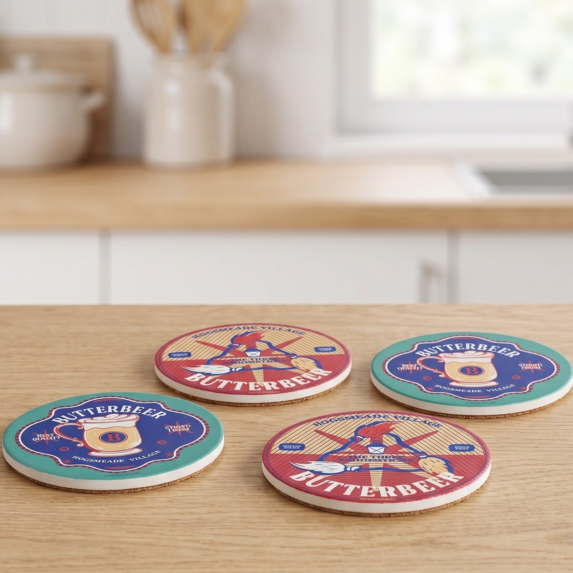 Image produit Harry Potter - Sous-verres Bièraubeurre lot de 4