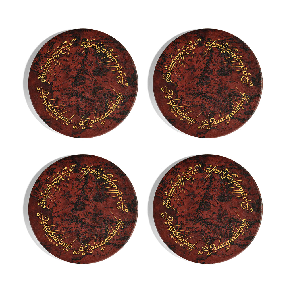Image produit Le Seigneur des Anneaux - Set de 4 sous-verres L’Anneau Unique