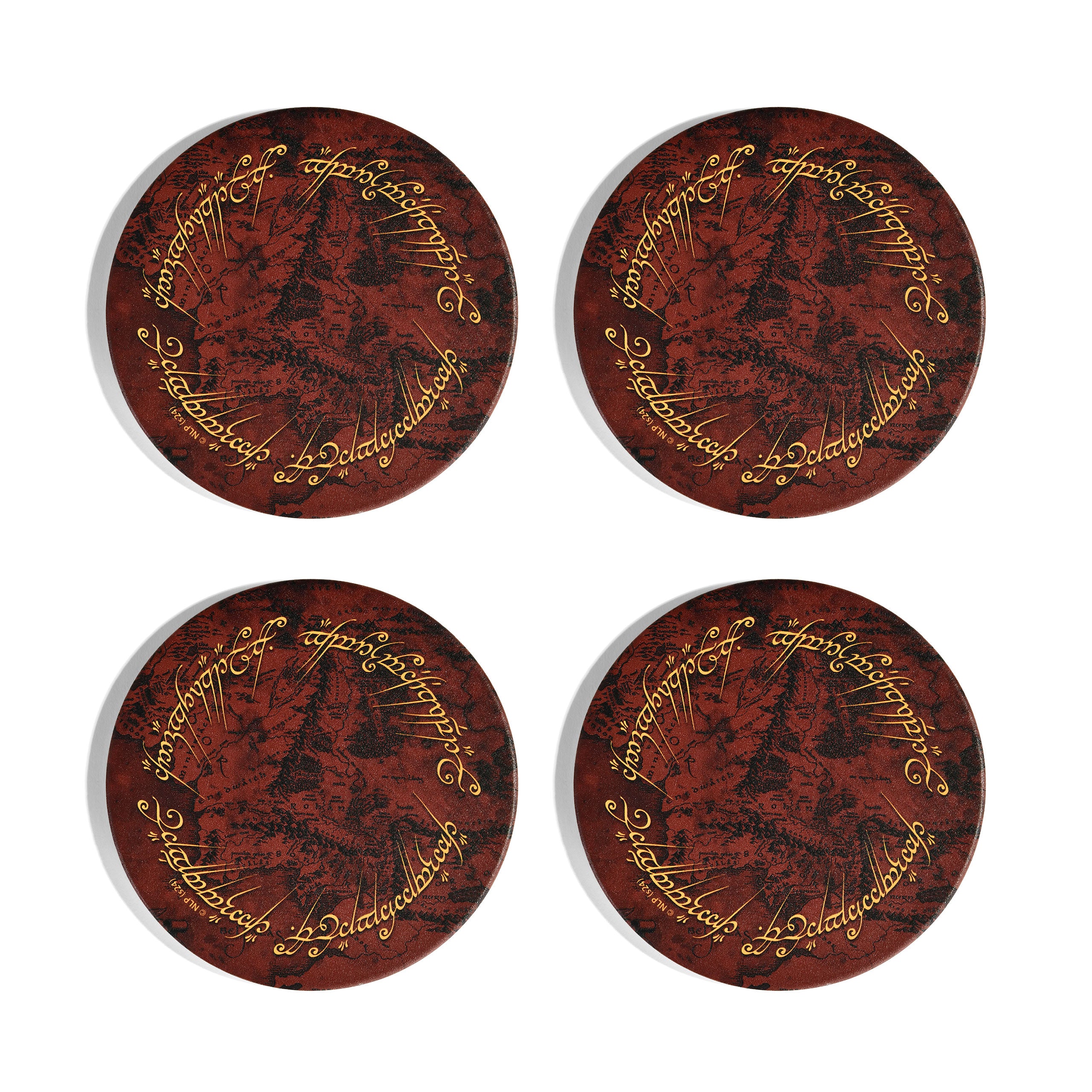 Image produit Le Seigneur des Anneaux - Set de 4 sous-verres L’Anneau Unique